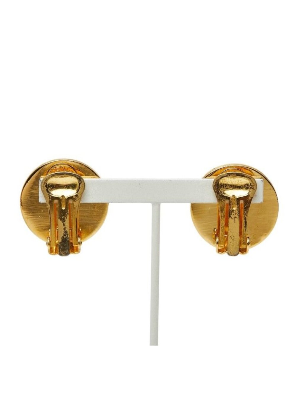 Celine Logo Earrings Gold Plated - Picture 3 of 6